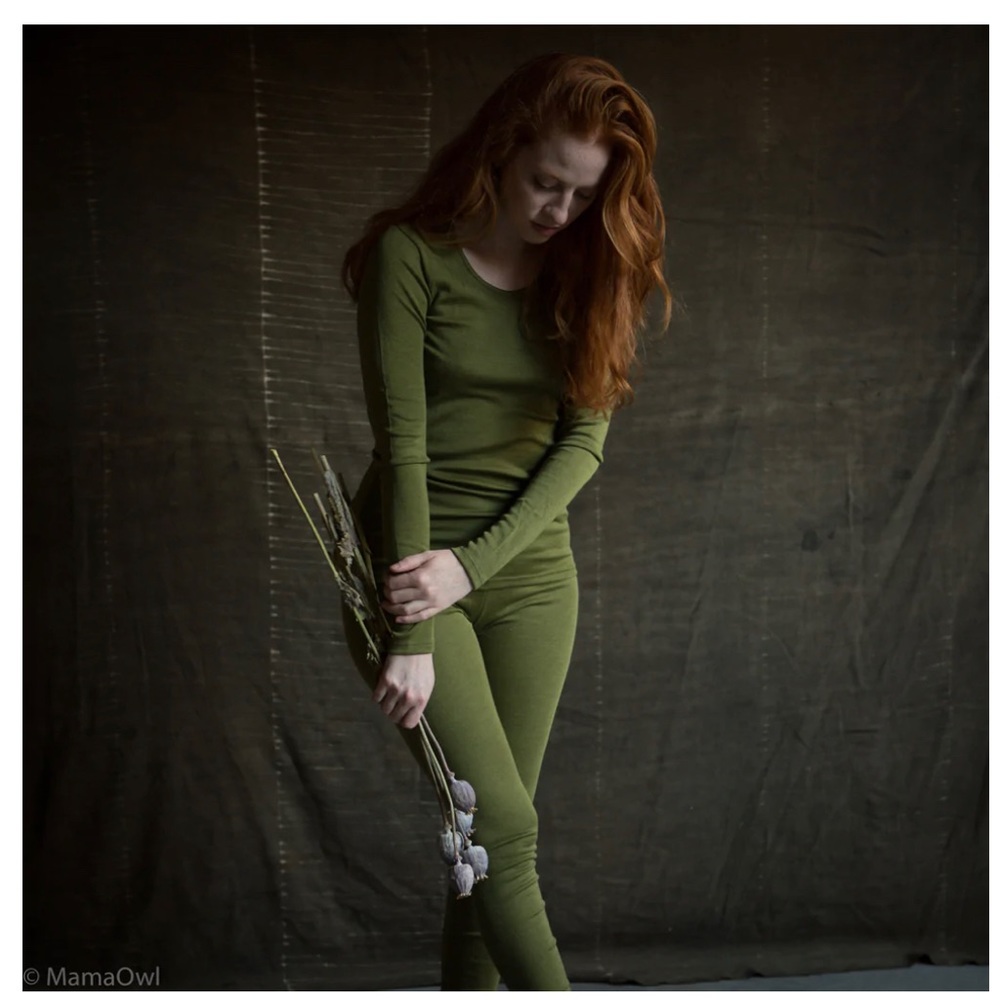 Siskin wool and silk base layer top and bottoms